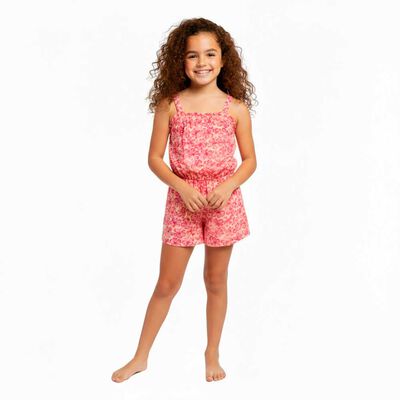 Imagen 1 del producto Enterito de Algodón Niña Mila Damasco, Negro