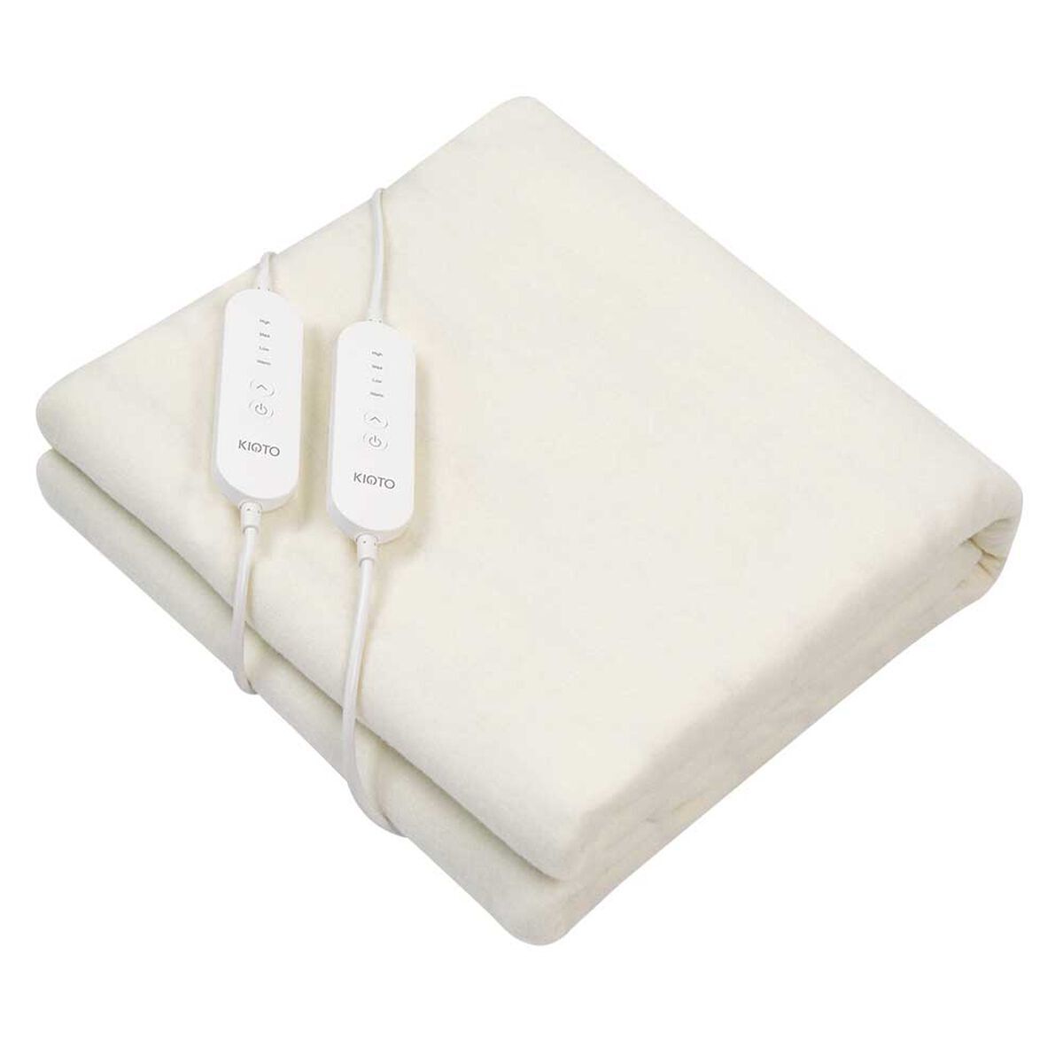 Combo Calientacama Kioto 2 Plazas +  Pack Almohadas Celta Imperial Soft Blanco 65 x 45 cm