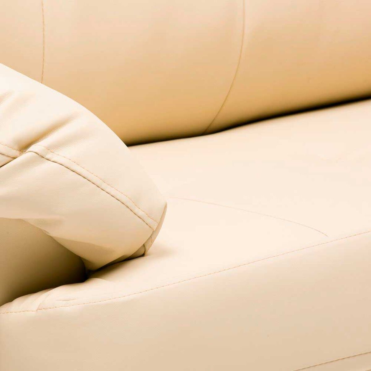 Sof&aacute; Cabsur Caburga 2 Cuerpos PU Beige
