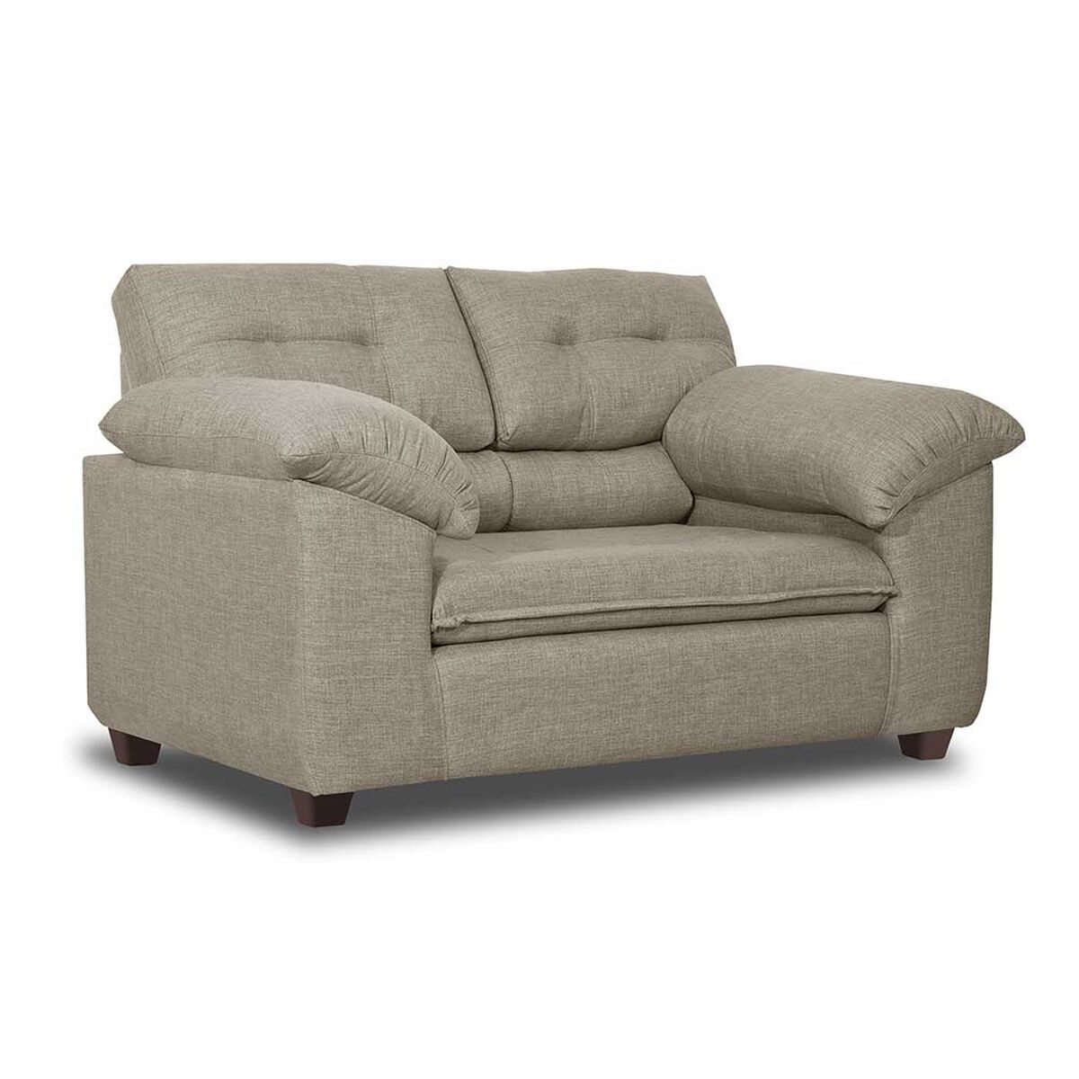 Juego de Living Innovamuebles Liverpool Córdoba Sofá 2 Cuerpos + Dos Butacas 1 Cuerpo Beige