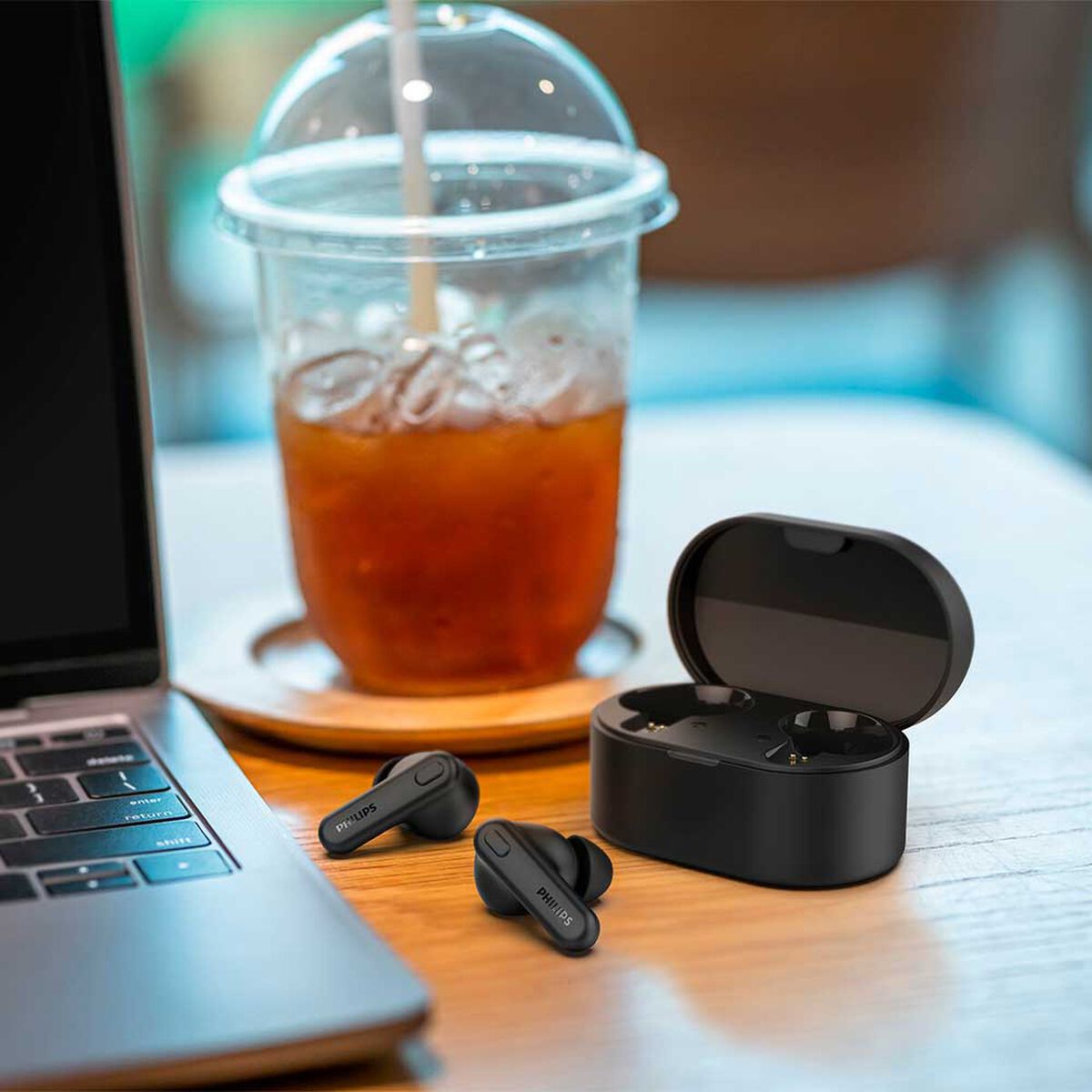Audífonos Bluetooth In Ear Philips TAT1108BK Negros