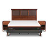 Cama Europea Curve CIC King Bee Comfort + Respaldo + 2 Veladores