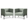 Set 2 Poltronas Rosen Drolet 1 Cuerpo Jade