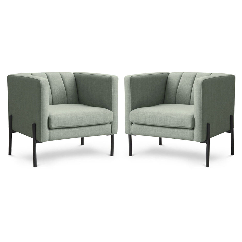 Set 2 Poltronas Rosen Drolet 1 Cuerpo Jade