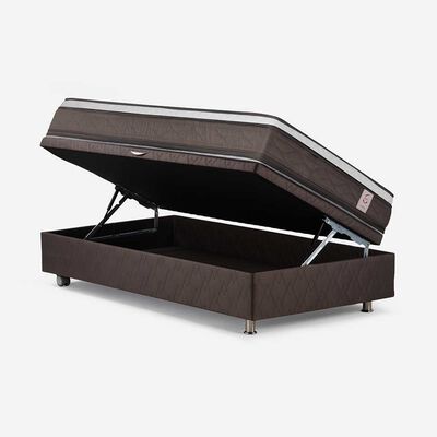 Imagen 2 del producto Boxet Rosen 1,5 Plazas New Style 6 + Respaldo + Velador Ferrara