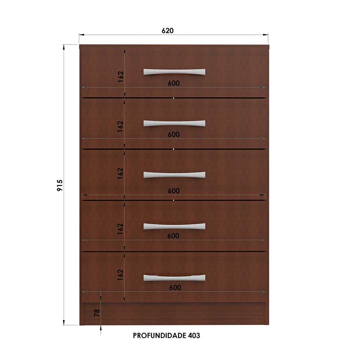 C&oacute;moda S215 5 Cajones