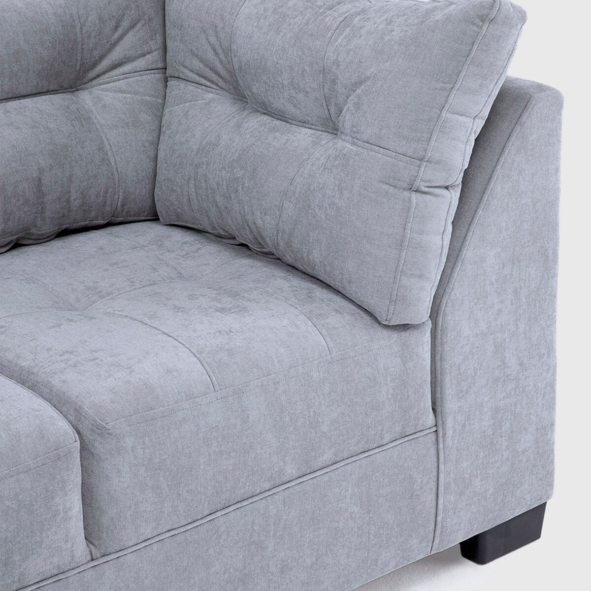 Sof&aacute; Muebles MPR Edimburgo 3 Cuerpos Gris Medio