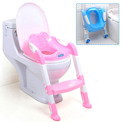 Asiento WC con Escalón Bebeglo RS-17860-2 Rosado