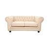 Sofá Barra Design Chesterfield 2 Cuerpos Beige