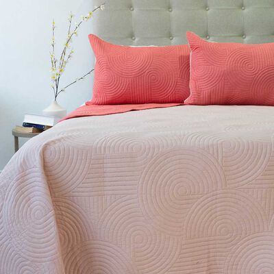 Imagen 2 del producto Quilt Doral 2 Plazas Coral Rosa Origins