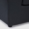 Seccional Muebles MPR Array&aacute;n 2-1-2 Cuerpos Tela Negro