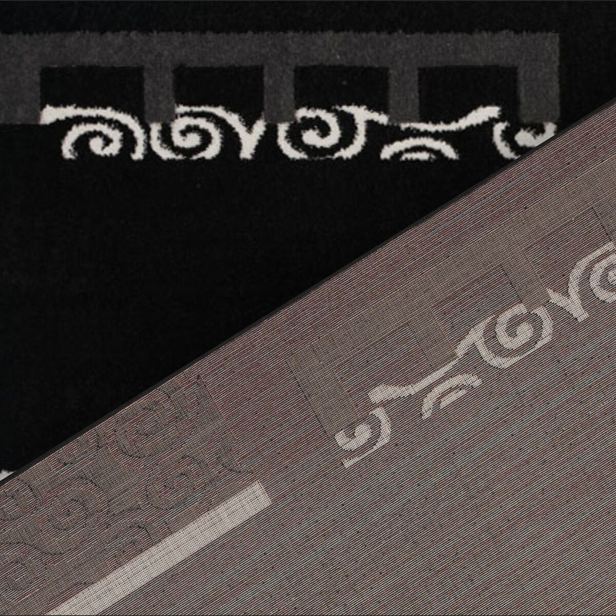 Alfombra Idetex Carved Negro 150 x 200 cm