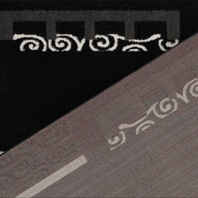 Imagen 2 del producto Alfombra Idetex Carved Negro 150 x 200 cm