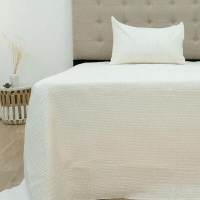 Quilt Doral Boston Lumina 1,5 Plazas Blanco