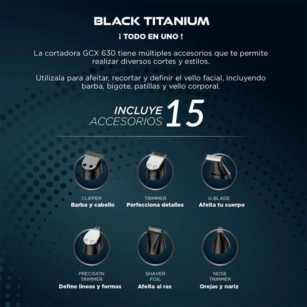 GA.MA GCX630 Black Titanium Negro, foto 4