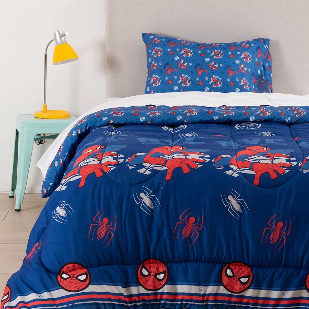 Plumón Spiderman 1,5 Plazas New York