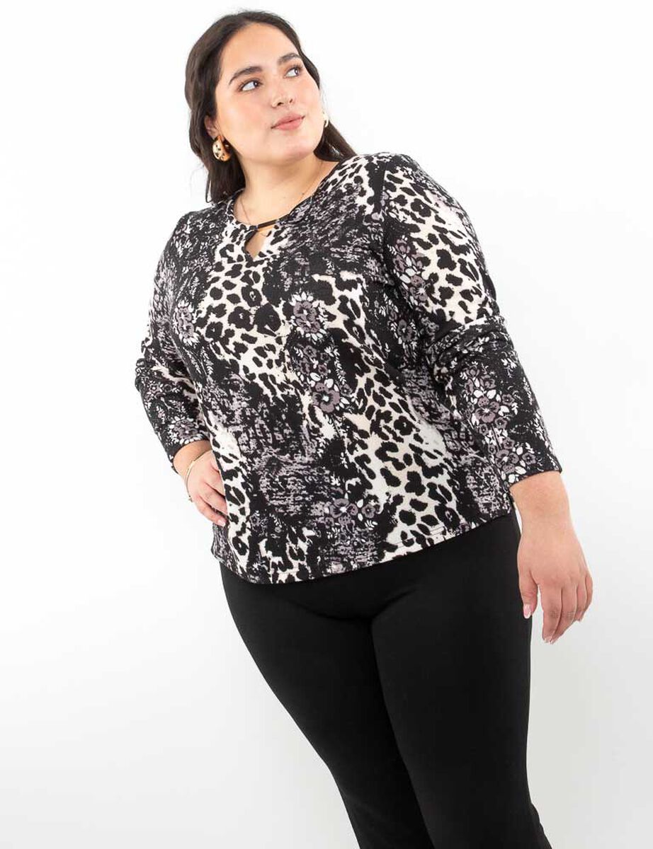 Sweater Estampado Mujer Extralindas