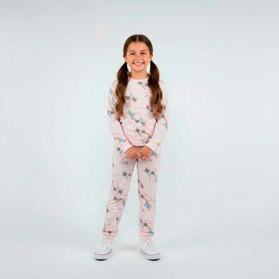 Conjunto Pijama Niña Chess