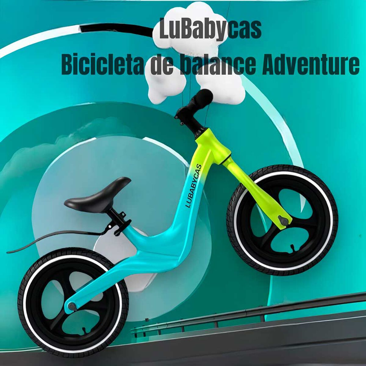Bicicleta Equilibrio Últra Resistente LuBabycas Rosada