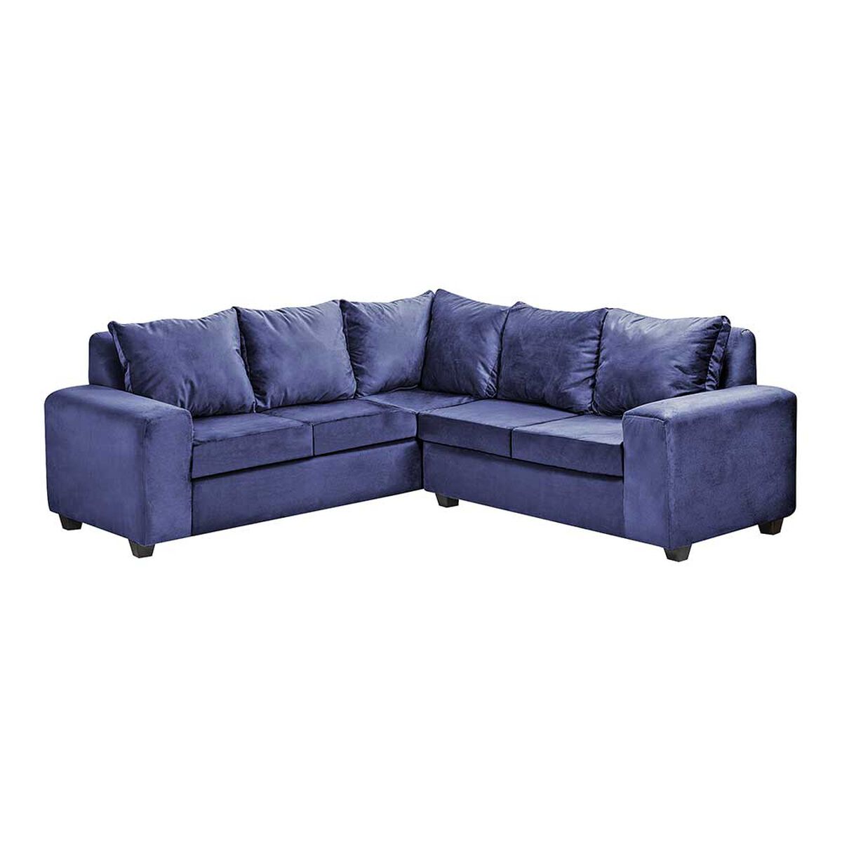 Sofá Seccional Innovamuebles Kahlo 5 Cuerpos Azul