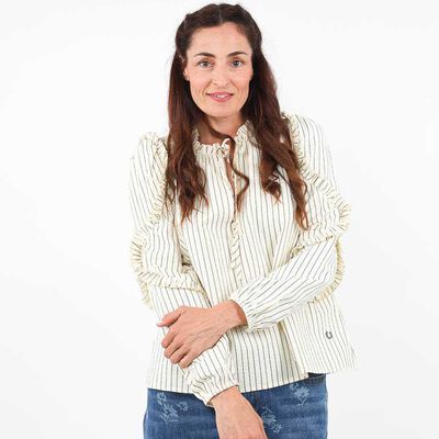 Blusa Manga Larga Mujer Alma Crudo