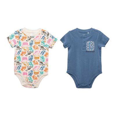 Pack 2 Body Manga Corta Bebé Chess Baby