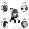 Coche Mascota Gris BP01 Bebesit