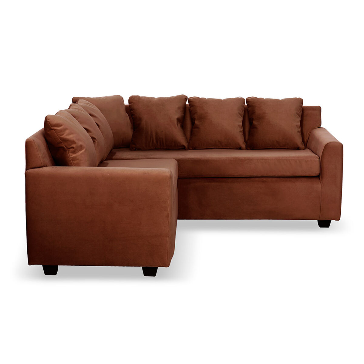Seccional Latam Home Lucca 3 Cuerpos Chocolate