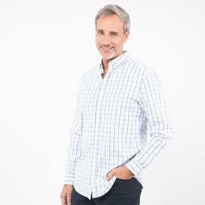 Camisa Manga Larga Hombre Portman Club Celeste