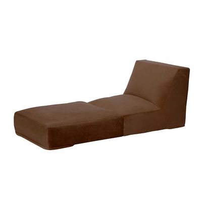 Imagen 2 del producto Sofá Cama Latam Home Velvet Bari 1 Cuerpo Chocolate