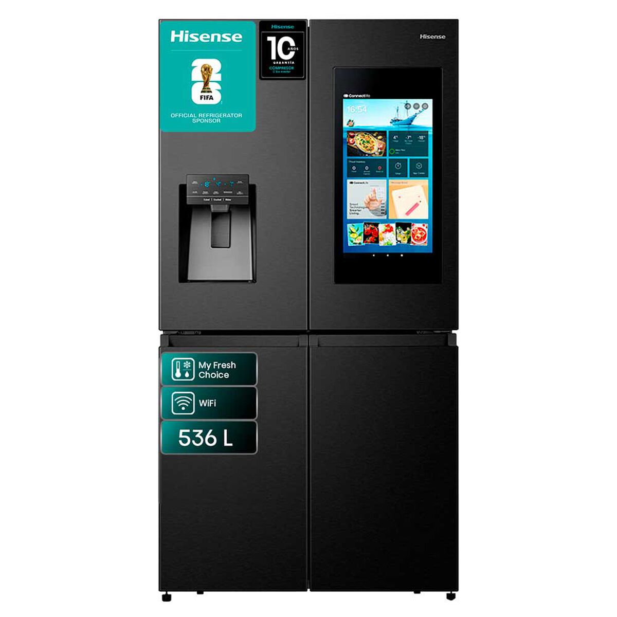 Refrigerador Side by Side Hisense RQ697HB 536 lts.