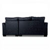 Seccional Derecho Muebles MPR Denver 4 Cuerpos Negro
