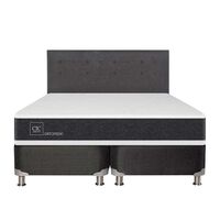 Box Spring CIC Base Dividida King New Ortopedic + Respaldo Eufrates