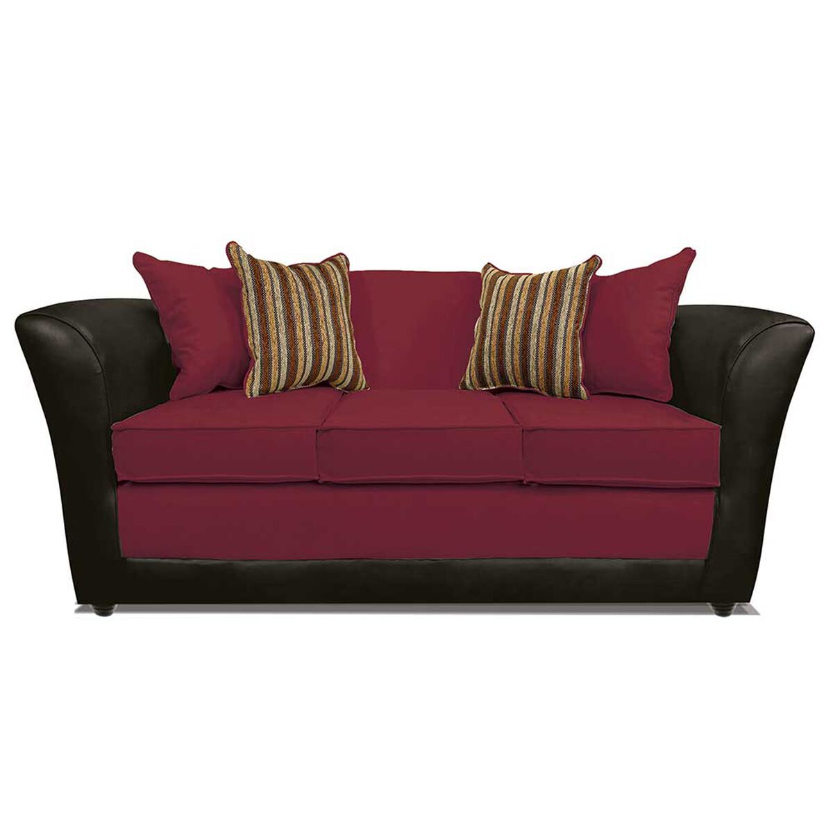 Juego de Living Elegant Detail Minesota Sof&aacute; 3 Cuerpos + Sof&aacute; 2 Cuerpos Rojo