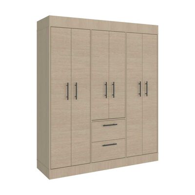 Closet Tuhome 150 VM 6 Puertas 2 Cajones Cartagena Wengue