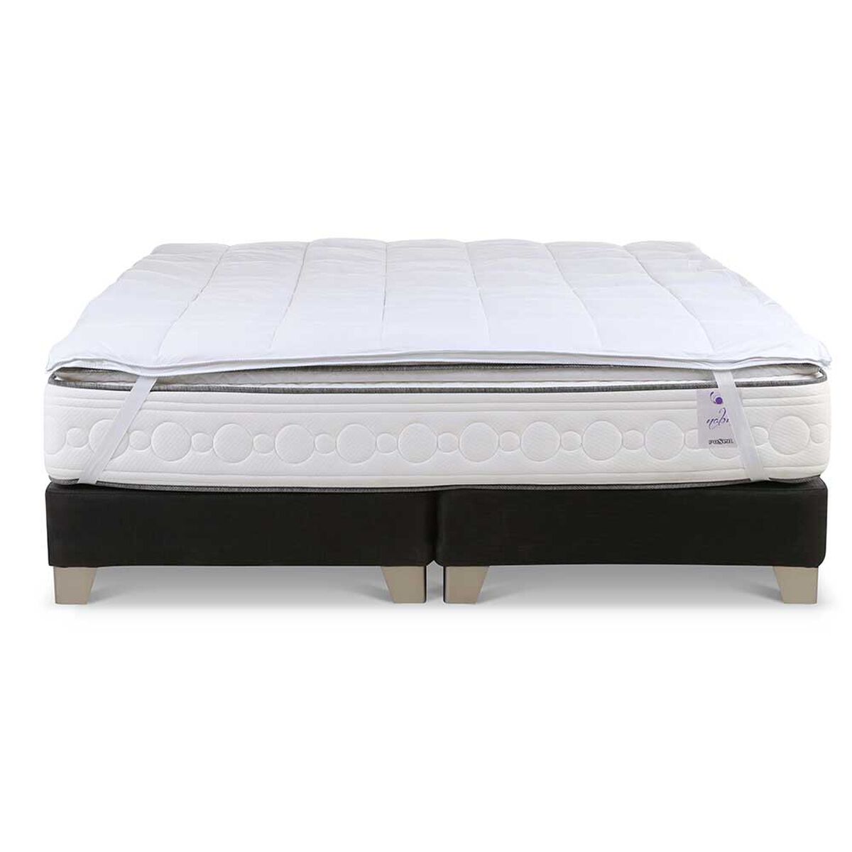 Topper Rosen 2 Plazas Microfibra Blanco