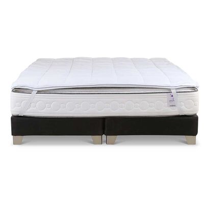 Topper Rosen 2 Plazas Microfibra Blanco