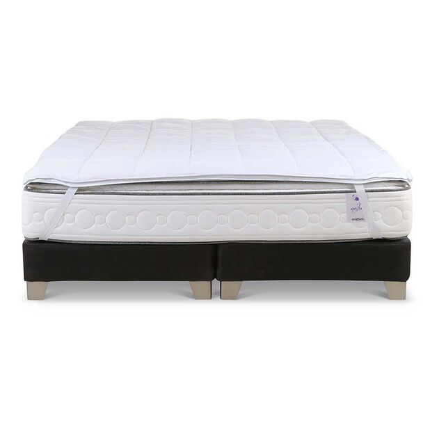 Topper Rosen 2 Plazas Microfibra Blanco