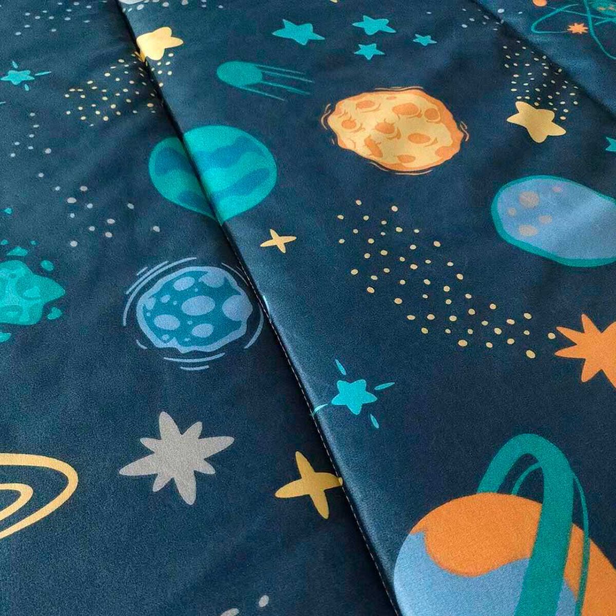 Plum&oacute;n Illusions 1,5 plazas Infantil Galaxy Azul