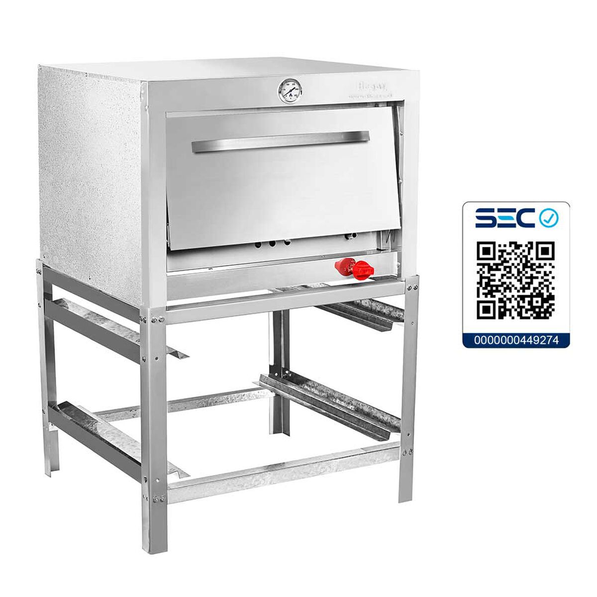 Horno Semi Industrial Ticgas 1 Cámara 58x65 Gas Natural