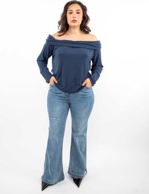 Imagen 2 del producto Polera Manga Larga Mujer Extralindas Petroleo