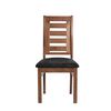 Juego de Comedor Latam Home Sevilla Murcia 2 Sillas + 2 Bancas Cuero Kentucky Negro
