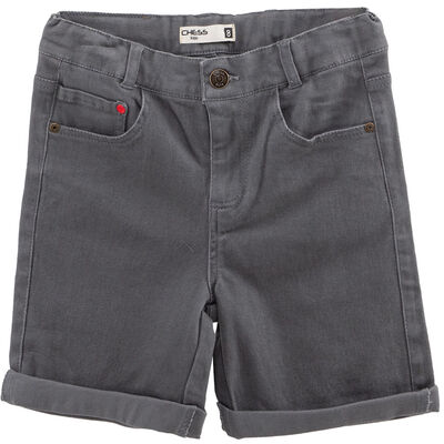 Imagen 1 del producto Bermuda de Algodón Niño Chess Grafito, Bosque