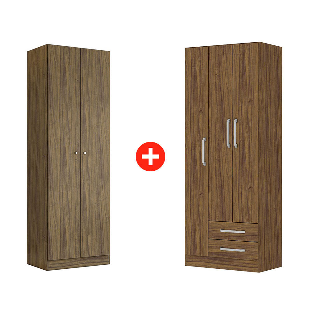 Combo Clóset Casanova 3 Puertas + Clóset Multifunción 2 Puertas | Abc