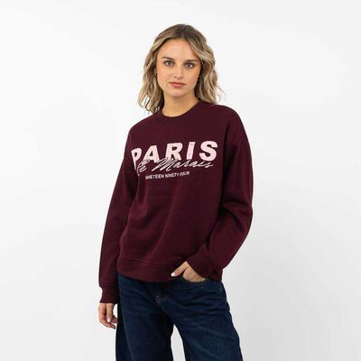 Poler&oacute;n Con Estampado Mujer Icono