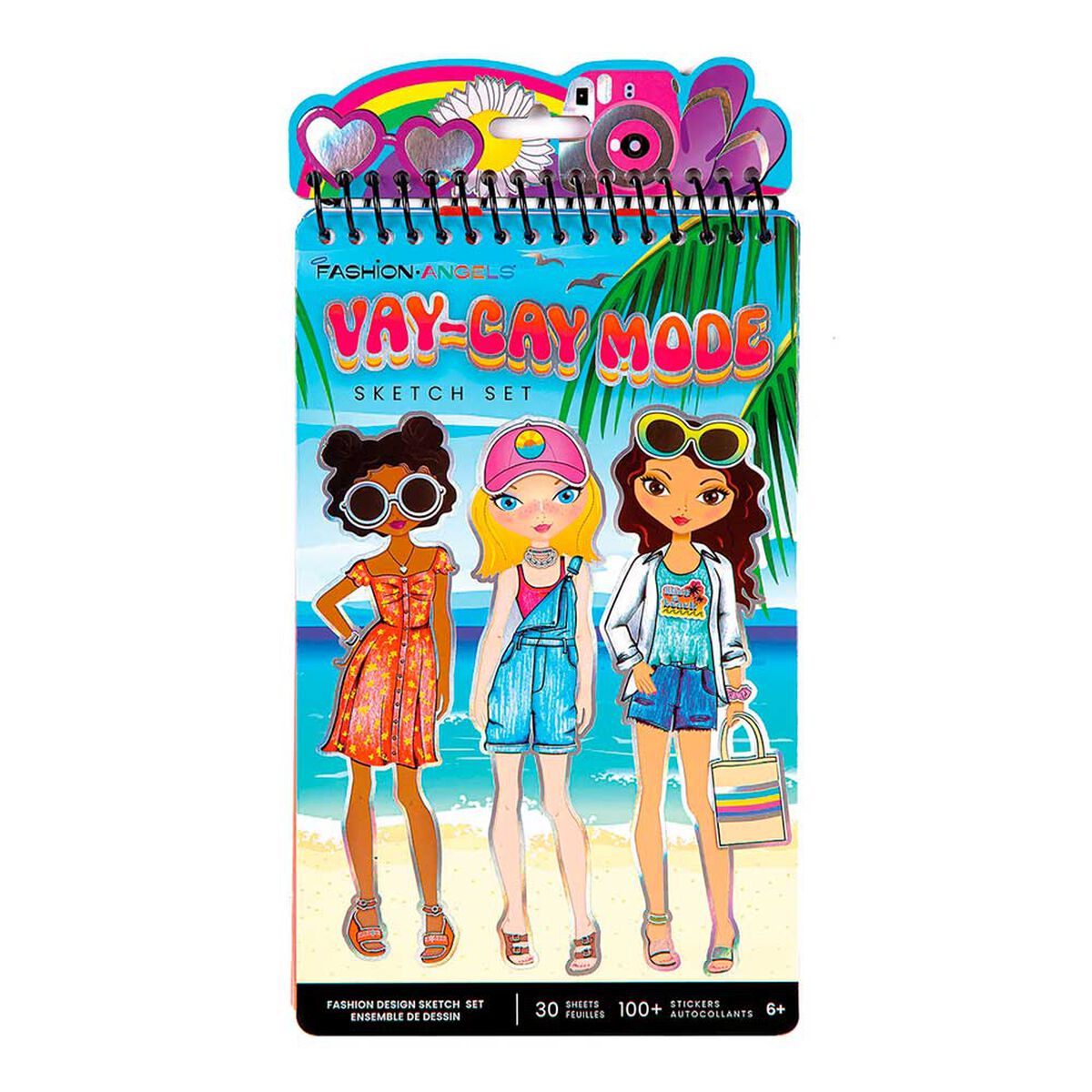 Set Diseña con Stickers Fashion Angels