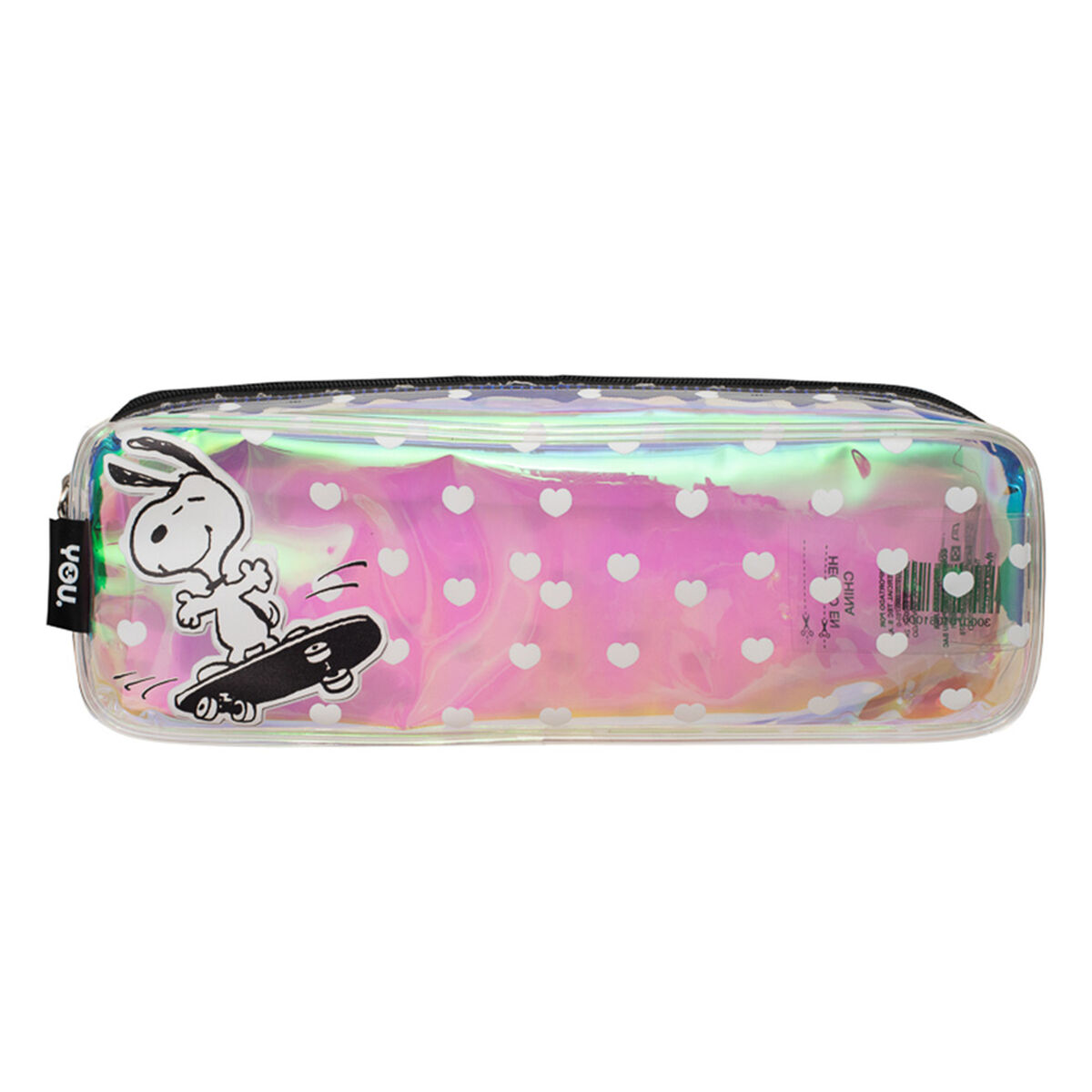 Cosmetiquero Snoopy Skate Corazones