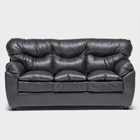 Sofá Almore Belen 3 Cuerpos Negro