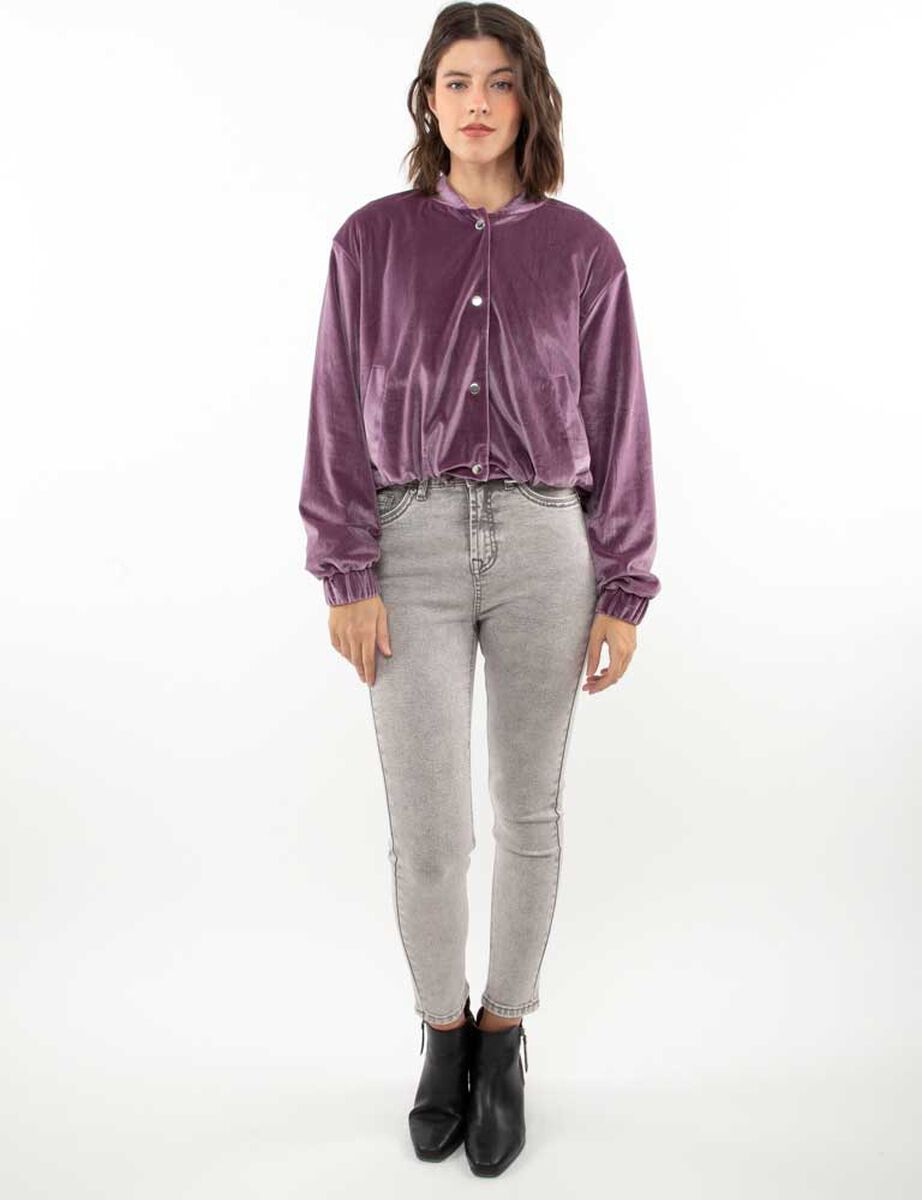 Chaqueta Bomber Terciopelo Push Mujer Zibel