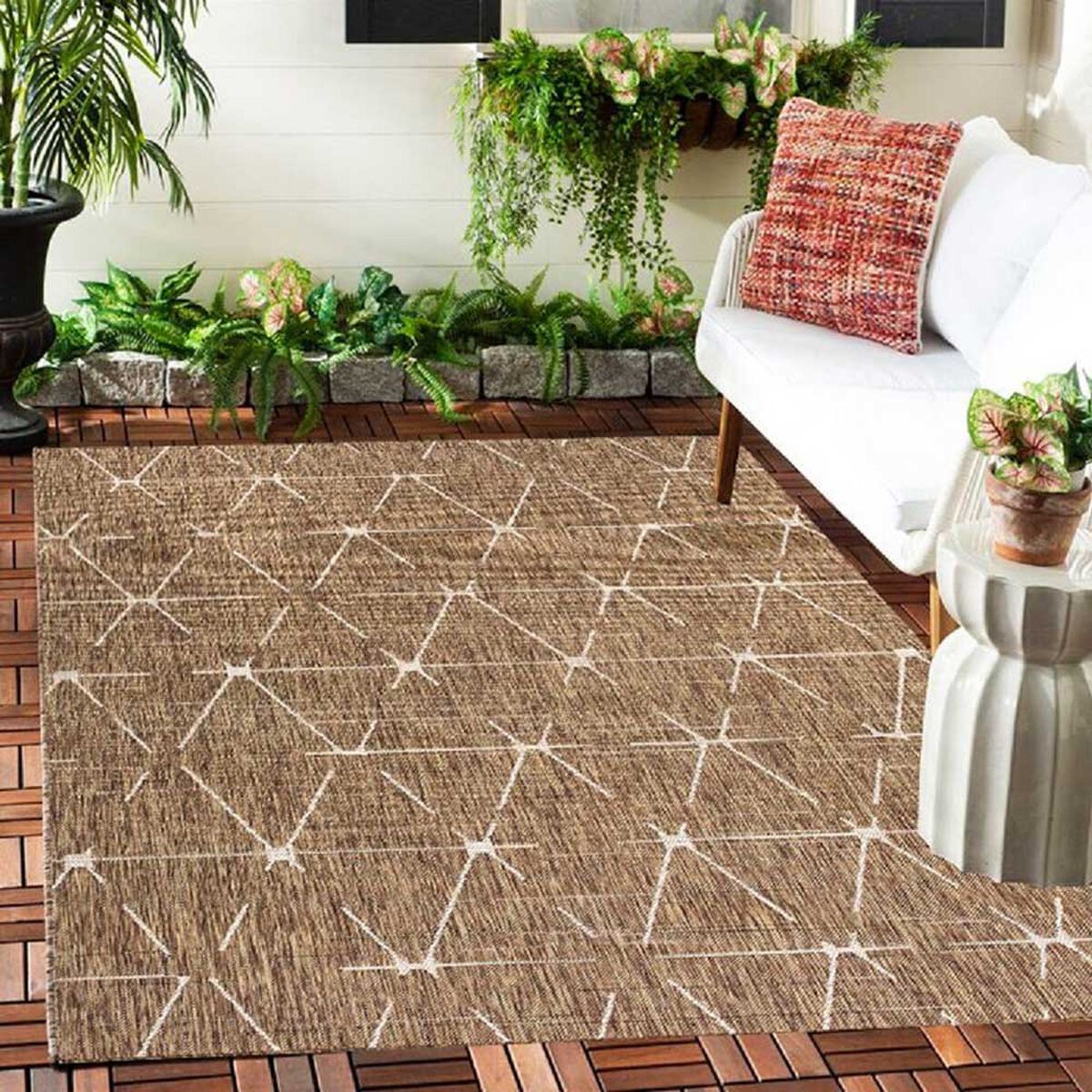 Alfombra Sisal Idetex Poseidon Brown 160 x 230 cm